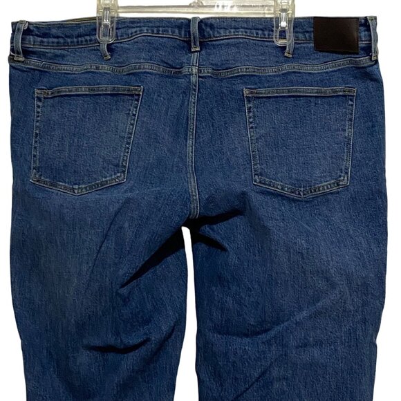 Lands End Square Rigger Straight Fit Mens Jeans Size 44 Classic Preppy Coastal - Picture 4 of 9